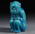 Turquoiseglazed Figurine