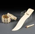 Four Carved Bone Items