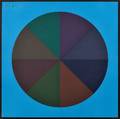 Sol LeWitt American 19282007 A Circle Divided into Eight Equal Parts with Colours Superimposed in Each Part