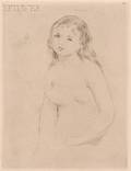 PierreAuguste Renoir French 18411919 Etude pour une baigneuse