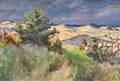 John Whorf American 19031959 Edge of the Dunes Late Afternoon