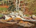 David Bareford American b 1947 Spring RunOff Belfast Maine