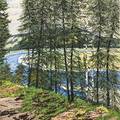 Neil Welliver American 19292005 Synthetic Blue  St John