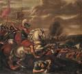 Italian School 18th Century Roman Battle