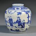 Blue and White Jar