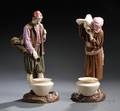 Pair of Royal Worcester Porcelain Eastern Water Carriers