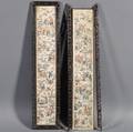 Two Pieces of Silk Embroidery
