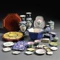 Group of Canton Enameled Items