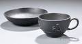 Wedgwood Black Basalt Teacup and Saucer