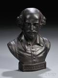 Wedgwood Black Basalt Bust of Shakespeare