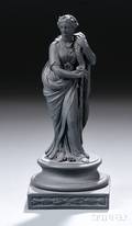 Wedgwood Black Basalt Figure of a Classical Maiden