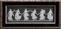 Wedgwood Solid Black Jasper Dancing Hours Plaque