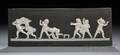 Wedgwood Solid Black Jasper Blind Mans Bluff Plaque