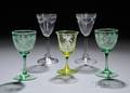 Five Soda Glass Wineglasses