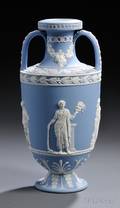 Wedgwood Light Blue Jasper Dip Vase