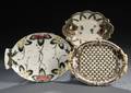Three Wedgwood Argenta Majolica Dishes