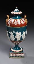 Wedgwood Victoria Ware Vase and Cover
