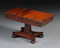 Victorian Miniature Tableform Mahogany Inkstand