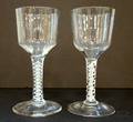 Two Doubleseries Opaquetwist Goblets
