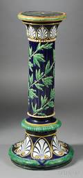 George Jones Majolica Pedestal