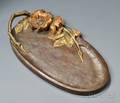 Art Nouveau Patinated Bronze Tray