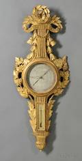 Louis XV Giltwood Wall Barometer