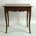 Continental mahogany work stand 19th c