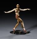 Continental School 20th Century Art Deco Figure of an Exotic Dancer
