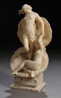 Continental School 19th20th Century Nymphs on an Open Shell