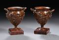 Pair of Neoclassical Bronze Urns