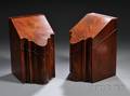 Pair of George III Mahogany Knife Boxes