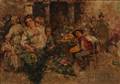 Italian School 19th20th Century Market Genre Scene