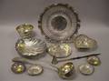 Eleven Pieces of Sterling Silver Hollowware Flatware and Table Items
