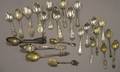 Approximately Twentyfour Sterling Silver Souvenir Spoons