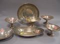 Seven Sterling Silver Trays and Footed Bowls