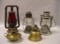Five Assorted Oil Lanterns