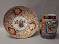 Imari Porcelain Vase and Charger