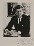 Kennedy John Fitzgerald 19171963 Secretarially Inscribed Photograph