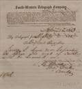 Buckner Simon Bolivar 18231914 Signed Telegram Form Mobile Alabama 2 April 1865