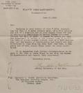 Roosevelt Franklin Delano 18821945 Typed Letter Signed Washington DC 21 June 1916