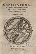 Clavius Christoph 15381612 In Sphaeram Ioannis de Sacro Bosco Commentarius