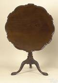 Georgian mahogany pie crust tea table ca 1750
