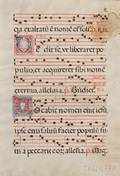 Illuminated Manuscript Leaves Songs from the Canticles