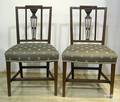 Pair of Regency mahogany dining chairs ca 1810