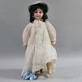Large Bisque Head Doll Marked DEP
