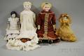 Four Parian and China Head Dolls
