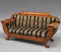 Classical Mahogany Veneered Sofa