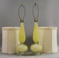 Pair of Murano Art Glass Table Lamps