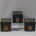 Three Tin Lithographed Spice Tins