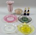 Eight Murano Art Glass Items